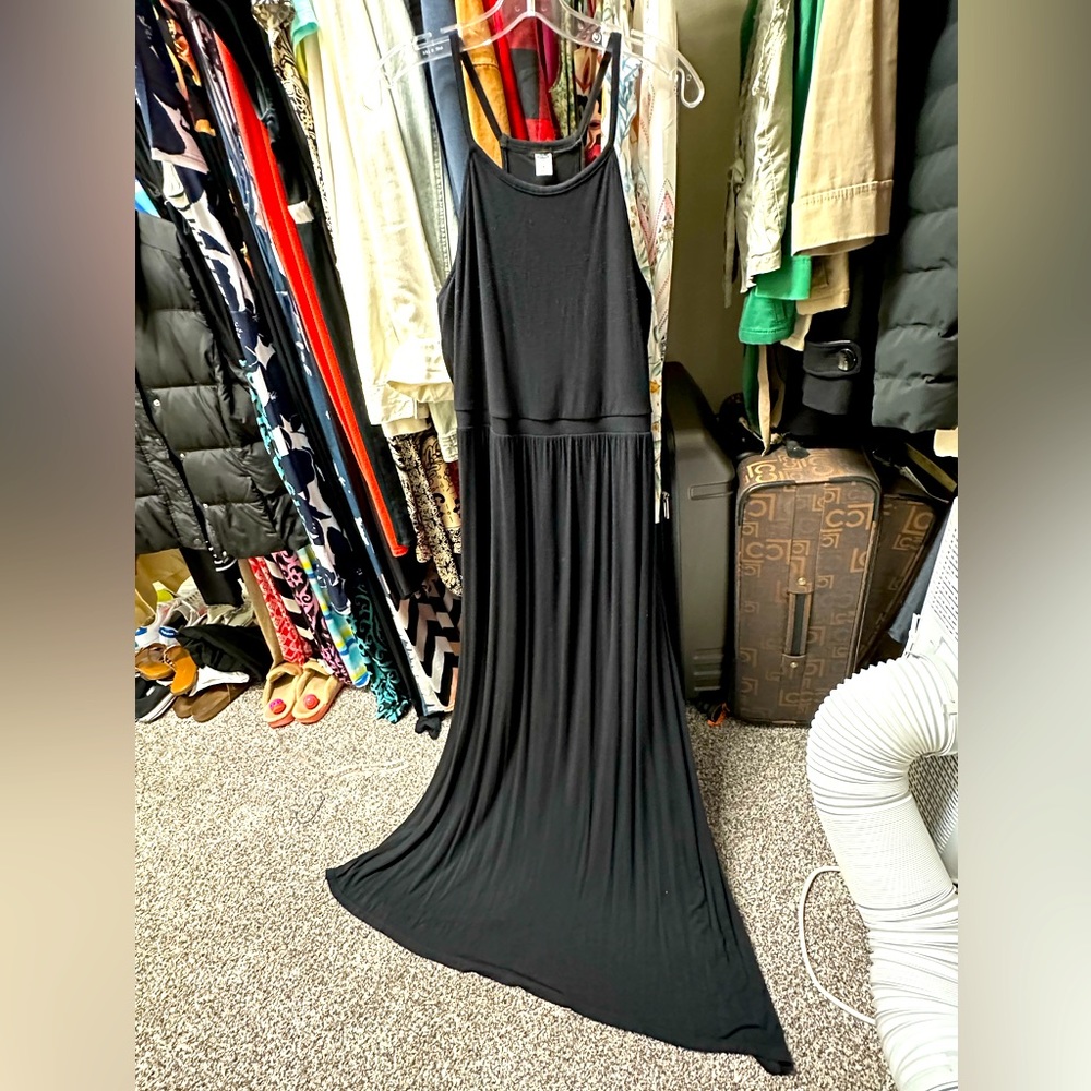 Old Navy Black Maxi Dress